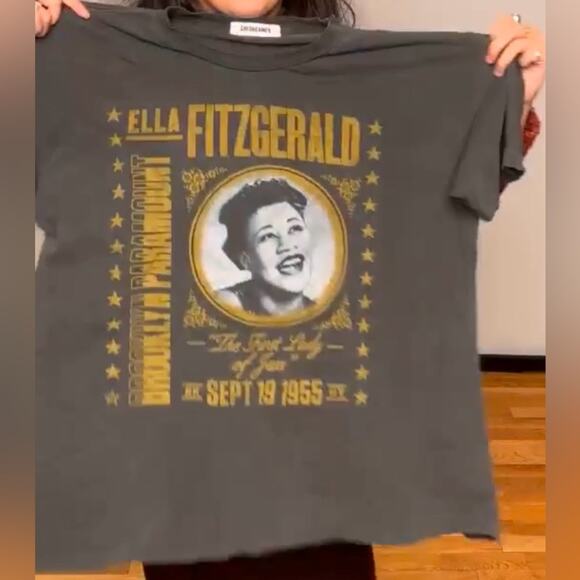 DAYDREAMER Ella Fitzgerald Brooklyn Paramount Tees New without Tag MSRP $98 - Picture 3 of 6